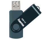 Hama USB 3.2 Flash Drive Rotate, 32 GB, 70 MB/s, petrolejová modrá  182463