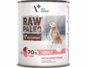 VETEXPERT Raw Paleo Adult Mono Vepřové maso - vlhké krmivo pro psy - 800 g