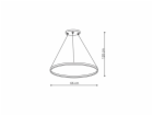 Stropní svítidlo Light Prestige Ring, 35 W, LED, 3 - 6K
