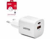 Unitek Nabíječka P1125AWH01-EU 1x USB-A 1x USB-C 3 A (P1125AWH01-EU)