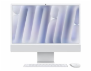 Apple iMac 24   4.5K display M4 chip 8-core CPU and 8-core GPU, 16GB, 256GB SSD - Silver