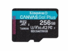 Kingston MicroSDXC karta 256GB Canvas Go! Plus, R:200/W:1...
