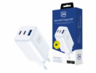 3MK Nabíječka Hyper GaN 65W 1xUSB-A 2xUSB-C PD QC4+ bílá