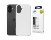 3MK Silikonový kryt Hardy MagSilicone pro Apple iPhone 16 bílý