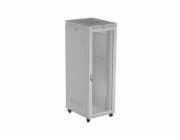 19" VOLNĚ STOJÍCÍ RACKOVÁ SKŘÍŇ 47U 800X1000 ŠEDÝ S PERFOROVANÝMI DVEŘMI LANBERG (FLAT PACK) V2