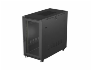 19" VOLNĚ STOJÍCÍ RACKOVÁ SKŘÍŇ 22U 600X1200 ČERNÉ PERFOROVANÉ DVEŘE LANBERG (PLOCHÉ BALENÍ)