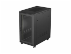 19" VOLNĚ STOJÍCÍ RACKOVÁ SKŘÍŇ 22U 600X1000 ČERNÉ PERFOR...