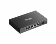 TP-Link OMADA switch SG2206MP (5xGbE,1xSFP,4xPoE+,63W,fanless)