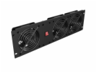 VERTIKÁLNÍ VENTILAČNÍ PANEL 19" 3U PRO RACK TŘI VENTILÁTO...