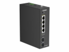 D-Link DIS 100G-06P - Prepínac - prumyslový - nerízený - ...