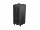 19" VOLNĚ STOJÍCÍ RACKOVÁ SKŘÍŇ 37U 800X800 ČERNÁ LCD PER...