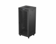 19" VOLNĚ STOJÍCÍ RACKOVÁ SKŘÍŇ 37U 800X800 ČERNÁ LCD PERFOROVANÁ DVÍŘKA LANBERG (PLOCHÉ BALENÍ)