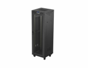 19" VOLNĚ STOJÍCÍ RACKOVÁ SKŘÍŇ 37U 600X600 ČERNÁ LCD S PERFOROVANÝMI DVEŘMI LANBERG (PLOCHÉ BALENÍ)