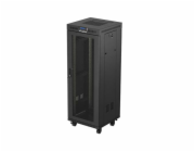 19" VOLNĚ STOJÍCÍ RACKOVÁ SKŘÍŇ 32U 600X600 ČERNÁ LCD S PERFOROVANÝMI DVEŘMI LANBERG (PLOCHÉ BALENÍ)