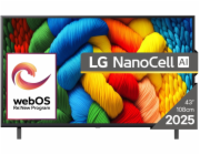 LG NanoCell 43NANO80A3B televizor 109,2 cm (43") 4K Ultra HD Smart TV Wi-Fi Černá