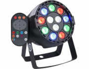 LIGHT4ME LIGHT4ME P12 LED PAR RGBW jevištní reflektor + dálkové ovládání