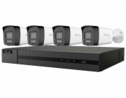 HiLook Powered by HIKVISION/ 4K Smart Hybrid Light KIT Bullet 2TB/ 1x NVR-108MH-C/8P/ 4x IPC-B180HA-LUF