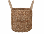 Košík z mořské trávy s uchy, O 23 cm x 23 cm, přírodní