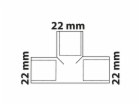 Kirchhoff T-kus 22 mm, 3 objímky, prázdné