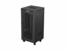 19" VOLNĚ STOJÍCÍ RACKOVÁ SKŘÍŇ 24U 600X600 ČERNÁ S PERFO...