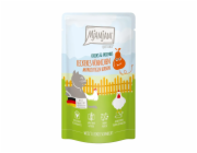 MjAMjAM mokré krmivo pro kočky s víčkem Chicks & Friends kuře a hruška 125g