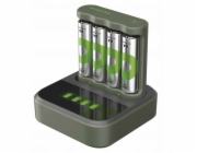 GP Nabíječka baterií Everyday B441 (USB) + Dock D451 včetně 4 baterií AA 2100 mAh