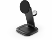 Satechi 3-in-1 Foldable Qi2 Wireless Charging Stand 25W - Space Black