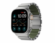 Nomad remienok Stratos pre Apple Watch 44-49mm - Forest Green/Natural Hardware