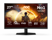 AOC Gaming/C27G42FE/27"/VA/FHD/180Hz/0,5ms/Černá/3R