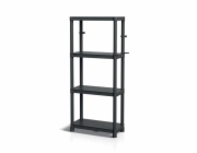 Regál  STACKARO SOLID 75 HD - barva: černá 