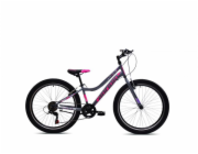 Horské jízdní kolo Capriolo DIAVOLO 400  24"/12" šedá, růžová