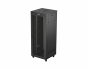 19" VOLNĚ STOJÍCÍ RACKOVÁ SKŘÍŇ 42U 800X800 ČERNÁ LCD PERFOROVANÁ DVÍŘKA LANBERG (PLOCHÉ BALENÍ)