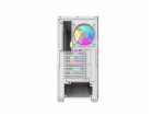 Počítačová skříň Darkflash DS900WD ATX (bílá) + 4 ventilá...