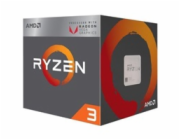 CPU AMD RYZEN 3 4300G, 4-core, 3.8GHz, 4MB cache, 65W, socket AM4, TRAY