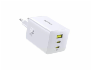 Baseus EnerFill FE11 Fast Nabíječka USB-A + USB-C + USB-C 100W Moon White