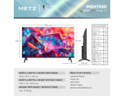 Metz MQH7030Z 109,2 cm (43") Full HD Smart TV Černá
