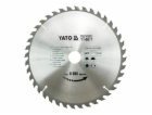 Yato Kotoučová pila na dřevo 250x30mm 40z YT-6071
