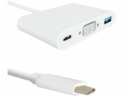 Qoltec Stanice/replikátor USB-C (50426)