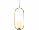 Italux Závěsná lampa Lupus moderní závěsná lampa skleněná...