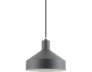 Zumaline Závěsná lampa Sigma, kovová, nad stůl, černá