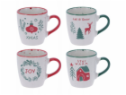 Home Styling Collection Sada vánočních hrnků pro domácí s...