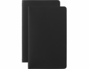 Moleskine Sada 2 zápisníků Smart Cahier, L, 13x21cm, linkované, černé