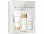 Shiseido Rituals Set Your Ultimate Cleanse Essentials pleťový peeling 30 ml + čisticí pěna 30 ml + čisticí pudr 15 g