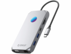 Orico XCR 12v1 RGB USB-C stanice/replikátor, šedá (ORICO-...