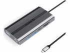 Orico XDR 12-v-1 USB-C stanice/replikátor, šedá (ORICO-XD...