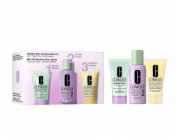 Clinique Sada (tekuté mýdlo na obličej All About Clean jemné 30 ml + čisticí pleťové mléko 2x denně exfoliační přípravek 60 ml + hydratační pleťové mléko Dramatically Different 30 ml)