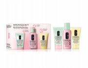 Clinique Sada (Čisticí pleťové mléko 3x denně Exfoliátor 60 ml + Čisticí pleťové mléko 3x denně Exfoliátor 60 ml + Hydratační gel Dramatically Differen bez oleje 30 ml)