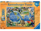 Ravensburger Puzzle 300 dílků Svět s divokými zvířaty (13...