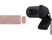 Logitech Kombinace klávesnice a myši Pebble 2 (920-012241) + Brio 100 (960-001585)