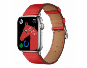 ForCell Řemínek pro Apple Watch F-Design FA20 Hole, umělá kůže, 38/40/41 mm, červený